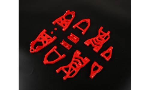 Nylon HD Control Arm Set Red | Rovan Sports